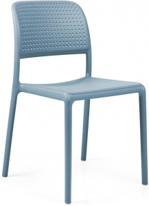 Комплект пластиковых стульев Nardi Bora Bistrot Set 4 стеклопластик голубой Фото 4