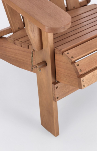 Лаунж-кресло деревянное складное Garden Relax Filadelfia акация натуральный Фото 8