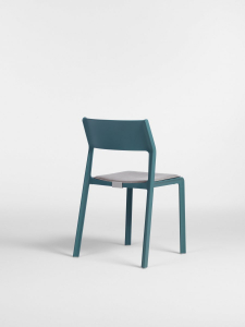 Комплект пластиковых стульев Nardi Trill Bistrot Set 2 стеклопластик бирюзовый Фото 5