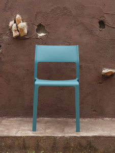 Комплект пластиковых стульев Nardi Trill Bistrot Set 2 стеклопластик бирюзовый Фото 8