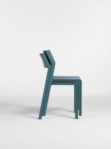 Комплект пластиковых стульев Nardi Trill Bistrot Set 4 стеклопластик бирюзовый Фото 6