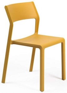 Комплект пластиковых стульев Nardi Trill Bistrot Set 2 стеклопластик горчичный Фото 4