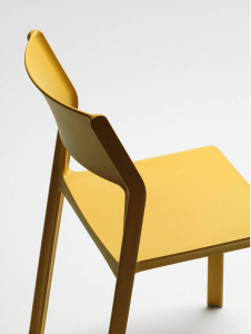 Комплект пластиковых стульев Nardi Trill Bistrot Set 2 стеклопластик горчичный Фото 6