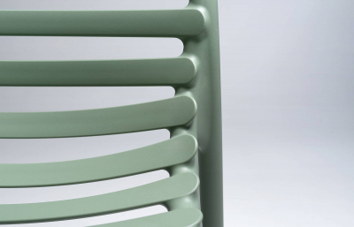 Комплект пластиковых стульев Nardi Doga Bistrot Set 2 стеклопластик мятный Фото 6