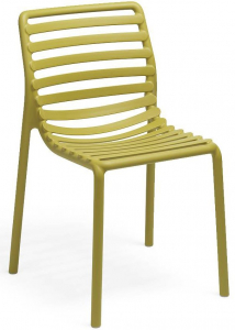 Комплект пластиковых стульев Nardi Doga Bistrot Set 4 стеклопластик грушевый Фото 4