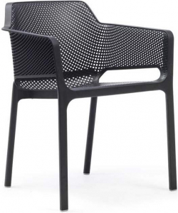 Комплект пластиковых кресел Nardi Net Set 4 стеклопластик антрацит Фото 4