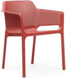 Комплект пластиковых кресел Nardi Net Set 2 стеклопластик коралловый Фото 4