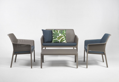 Комплект пластиковых кресел Nardi Net Relax Set 4 стеклопластик тортора Фото 8