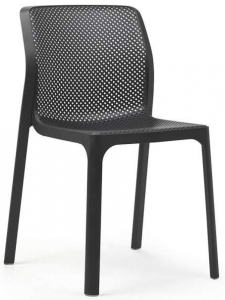Комплект пластиковых стульев Nardi Bit Set 2 стеклопластик антрацит Фото 4