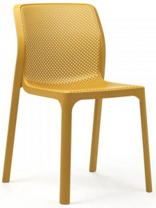 Комплект пластиковых стульев Nardi Bit Set 4 стеклопластик горчичный Фото 4