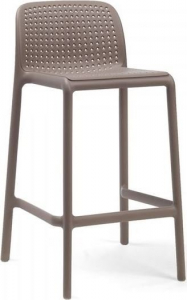 Комплект пластиковых полубарных стульев Nardi Lido Mini Set 2 стеклопластик тортора Фото 4