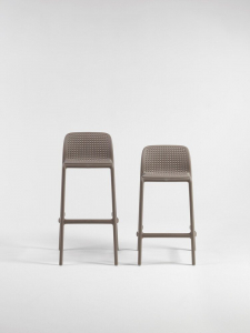 Комплект пластиковых полубарных стульев Nardi Lido Mini Set 2 стеклопластик тортора Фото 6
