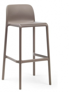 Комплект пластиковых барных стульев Nardi Faro Set 2 стеклопластик тортора Фото 4