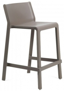 Комплект пластиковых полубарных стульев Nardi Trill Stool Mini Set 2 стеклопластик тортора Фото 4