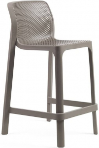 Комплект пластиковых полубарных стульев Nardi Net Stool Mini Set 2 стеклопластик тортора Фото 4