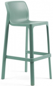Комплект пластиковых барных стульев Nardi Net Stool Set 2 стеклопластик ментоловый Фото 4