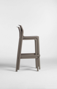 Комплект пластиковых барных стульев Nardi Net Stool Set 2 стеклопластик тортора Фото 5