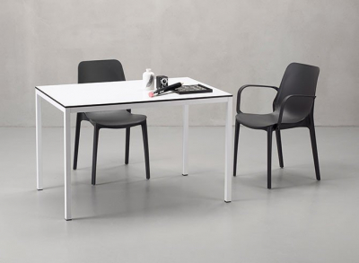 Комплект пластиковых стульев Scab Design Ginevra Set 4 стеклопластик антрацит Фото 4