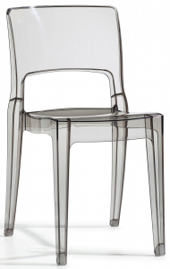 Комплект прозрачных стульев Scab Design Isy Antishock Set 2 поликарбонат серый Фото 3
