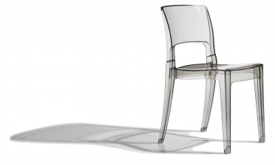 Комплект прозрачных стульев Scab Design Isy Antishock Set 2 поликарбонат серый Фото 4