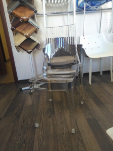 Комплект прозрачных стульев Scab Design Glenda Set 4 поликарбонат прозрачный Фото 8