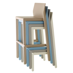 Комплект пластиковых барных стульев Scab Design Kate Set 2 технополимер тортора Фото 5
