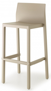 Комплект пластиковых барных стульев Scab Design Kate Set 4 технополимер тортора Фото 3