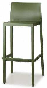 Комплект пластиковых барных стульев Scab Design Kate Set 4 технополимер зеленый Фото 4