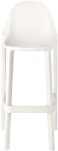Комплект пластиковых барных стульев Scab Design Piu Set 4 стеклопластик лен Фото 3