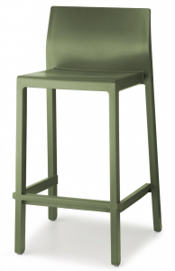 Комплект пластиковых полубарных стульев Scab Design Kate Set 4 технополимер зеленый Фото 3