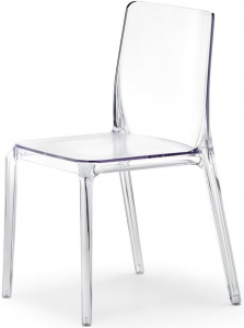 Комплект прозрачных стульев PEDRALI Blitz Set 2 поликарбонат прозрачный Фото 4