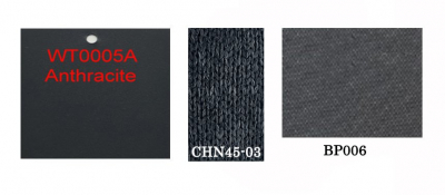 Комплект плетеных кресел Tagliamento Torino Set 2 алюминий, роуп, акрил антрацит, темно-серый Фото 2