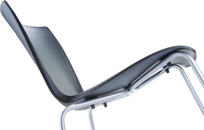 Комплект пластиковых стульев Siesta Contract Mio Set 2 сталь, полипропилен черный Фото 6