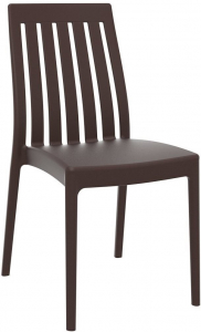 Комплект пластиковых стульев Siesta Contract Soho Set 2 стеклопластик коричневый Фото 6