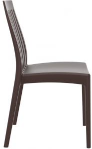Комплект пластиковых стульев Siesta Contract Soho Set 2 стеклопластик коричневый Фото 8