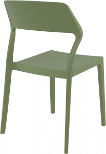 Комплект пластиковых стульев Siesta Contract Snow Set 2 стеклопластик оливковый Фото 4