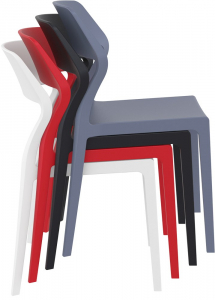 Комплект пластиковых стульев Siesta Contract Snow Set 2 стеклопластик оливковый Фото 9