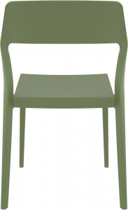 Комплект пластиковых стульев Siesta Contract Snow Set 4 стеклопластик оливковый Фото 8