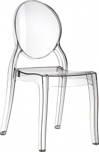Комплект прозрачных стульев Siesta Contract Elizabeth Set 2 поликарбонат прозрачный Фото 5