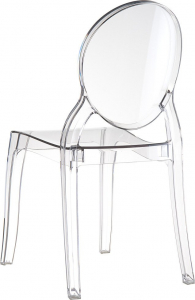 Комплект прозрачных стульев Siesta Contract Elizabeth Set 2 поликарбонат прозрачный Фото 6
