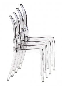 Комплект прозрачных стульев Siesta Contract Elizabeth Set 2 поликарбонат прозрачный Фото 7