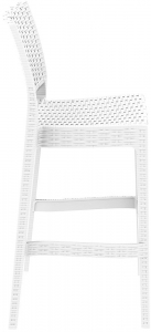 Комплект пластиковых барных стульев Siesta Contract Jamaica Set 2 стеклопластик белый Фото 7
