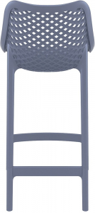 Комплект пластиковых полубарных стульев Siesta Contract Air Bar 65 Set 4 стеклопластик темно-серый Фото 4