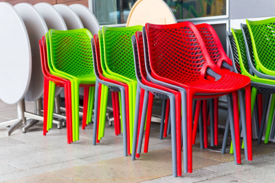 Комплект пластиковых стульев Siesta Contract Air Set 4 стеклопластик зеленый Фото 11