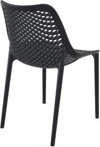 Комплект пластиковых стульев Siesta Contract Air Set 4 стеклопластик черный Фото 8