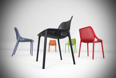 Комплект пластиковых стульев Siesta Contract Air Set 2 стеклопластик темно-серый Фото 18