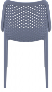 Комплект пластиковых стульев Siesta Contract Air Set 4 стеклопластик темно-серый Фото 8