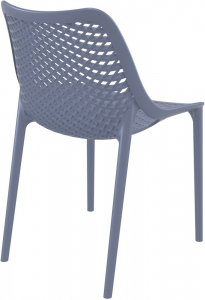 Комплект пластиковых стульев Siesta Contract Air Set 4 стеклопластик темно-серый Фото 7