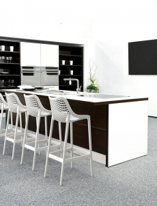 Комплект пластиковых барных стульев Siesta Contract Air Bar 75 Set 2 стеклопластик белый Фото 15