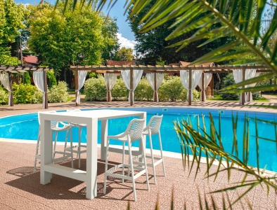 Комплект пластиковых барных стульев Siesta Contract Air Bar 75 Set 2 стеклопластик белый Фото 20